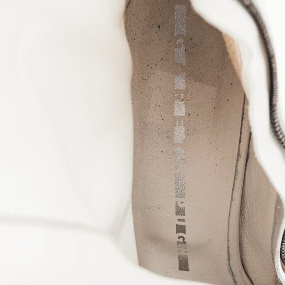 Gareth Pugh SS/14 Runway White Leather Angular-Heel Ankle Boots - Picture 11 of 11